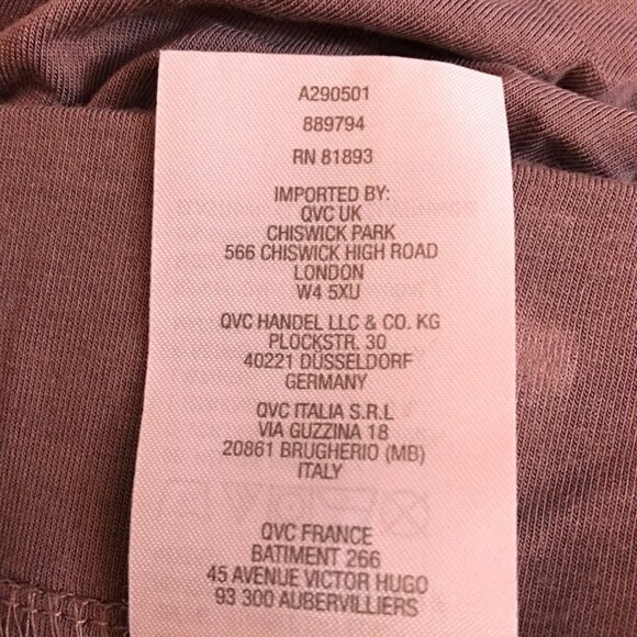 LOGO By LORI GOLDSTEIN Sz S Tulip Hem Maxi Skirt in Mushroom Modal Jersey Knit - Picture 7 of 7